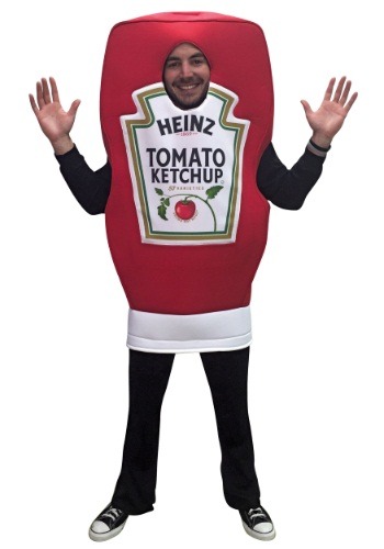 Adult heinz ketchup costume