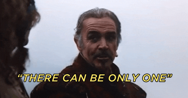 Highlander there can be only one gif 7