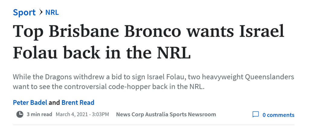 HScreenshot 2021 03 04 Top Bronco wants Folau to return to Red Hill
