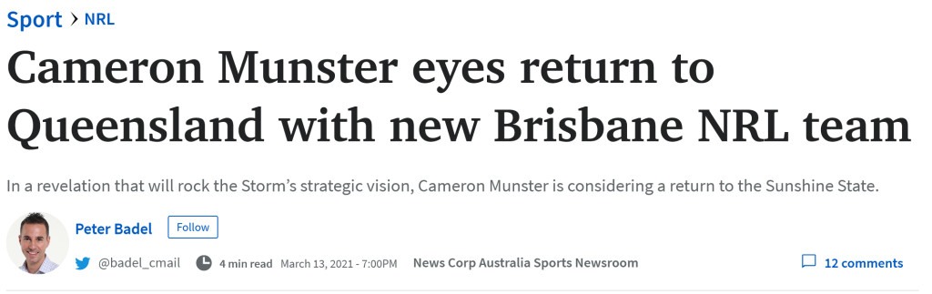 HScreenshot 2021 03 14 Storm shock Munster eyes return to Queensland