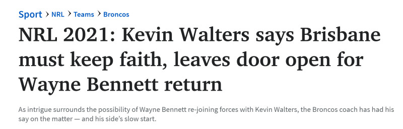 HScreenshot 2021 04 08 Walters speaks on Bennett return pleads for patience