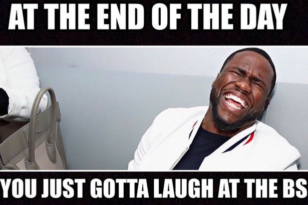 Kevin Hart responds to cheating rumours with a meme