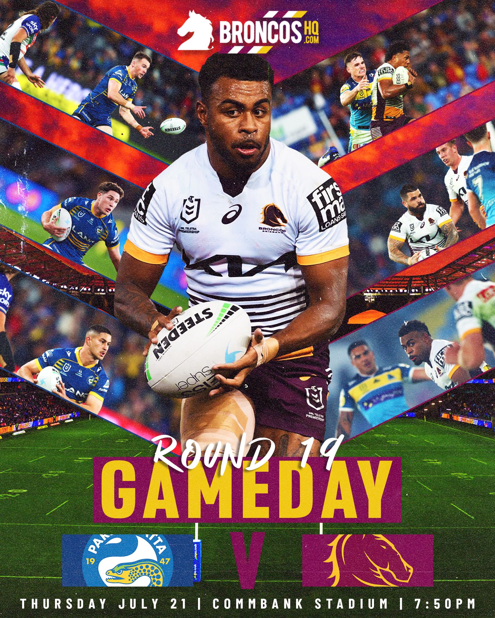 NRL2022Round19Gameday