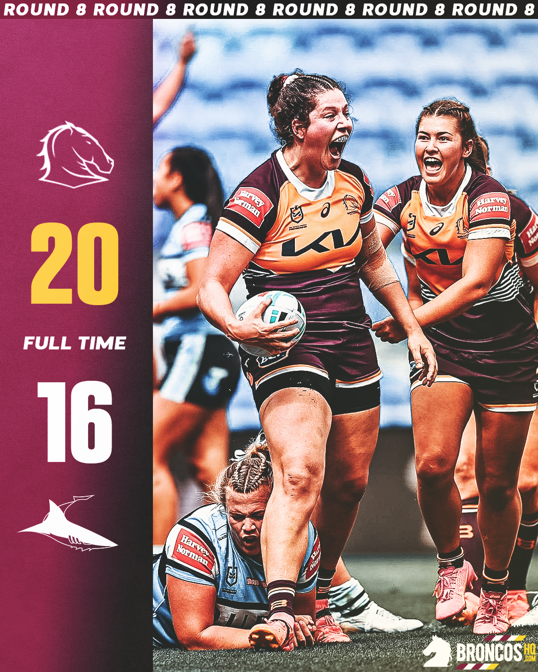 NRL2024BHQFullTimeRound8NRLW