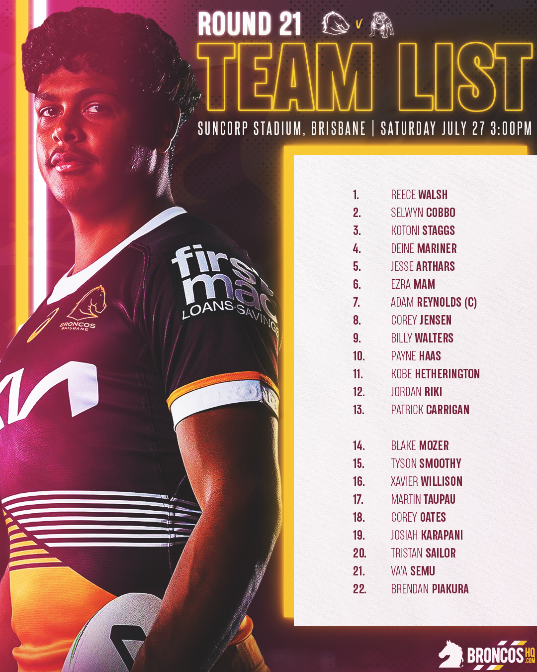 NRL2024BHQTeamListRound21