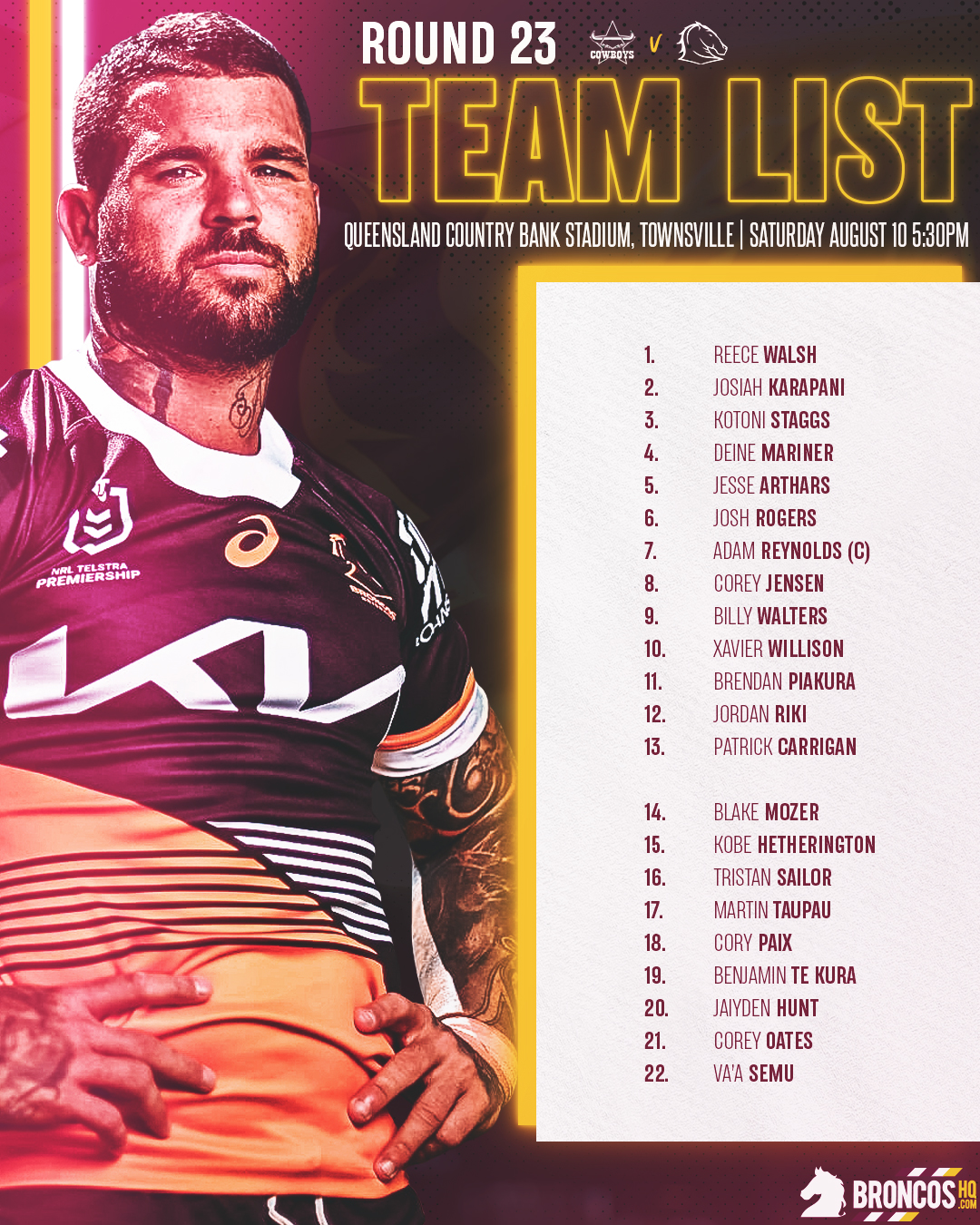 NRL2024BHQTeamListRound23