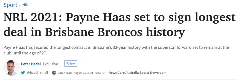 ScreenScreenshot 2021 08 26 at 07 23 08 Broncos approve multimillion dollar Payne Haas deal