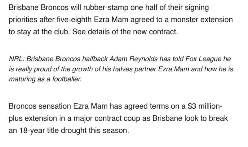 ScreenScreenshot 2024 02 05 at 18 55 15 Ezra Mam rejects Dolphins to ink monster Broncos deal