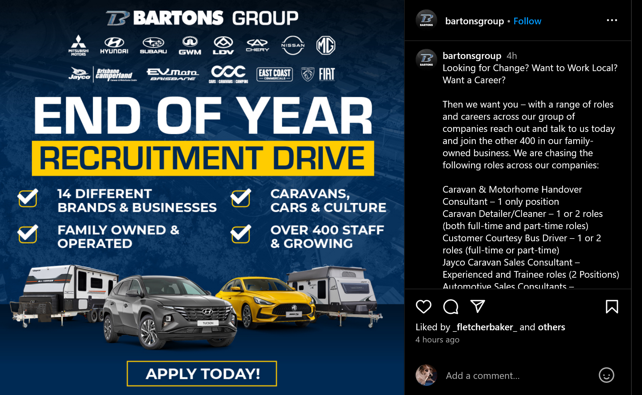 Screenshot 2024 10 21 at 12 49 40 Bartons Group Looking for Change Want to Work Local Want a C