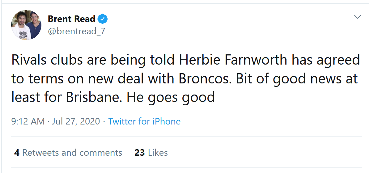 Screenshot 2020 07 27 1 Brent Read on Twitter Rivals clubs are being told Herbie Farnworth h