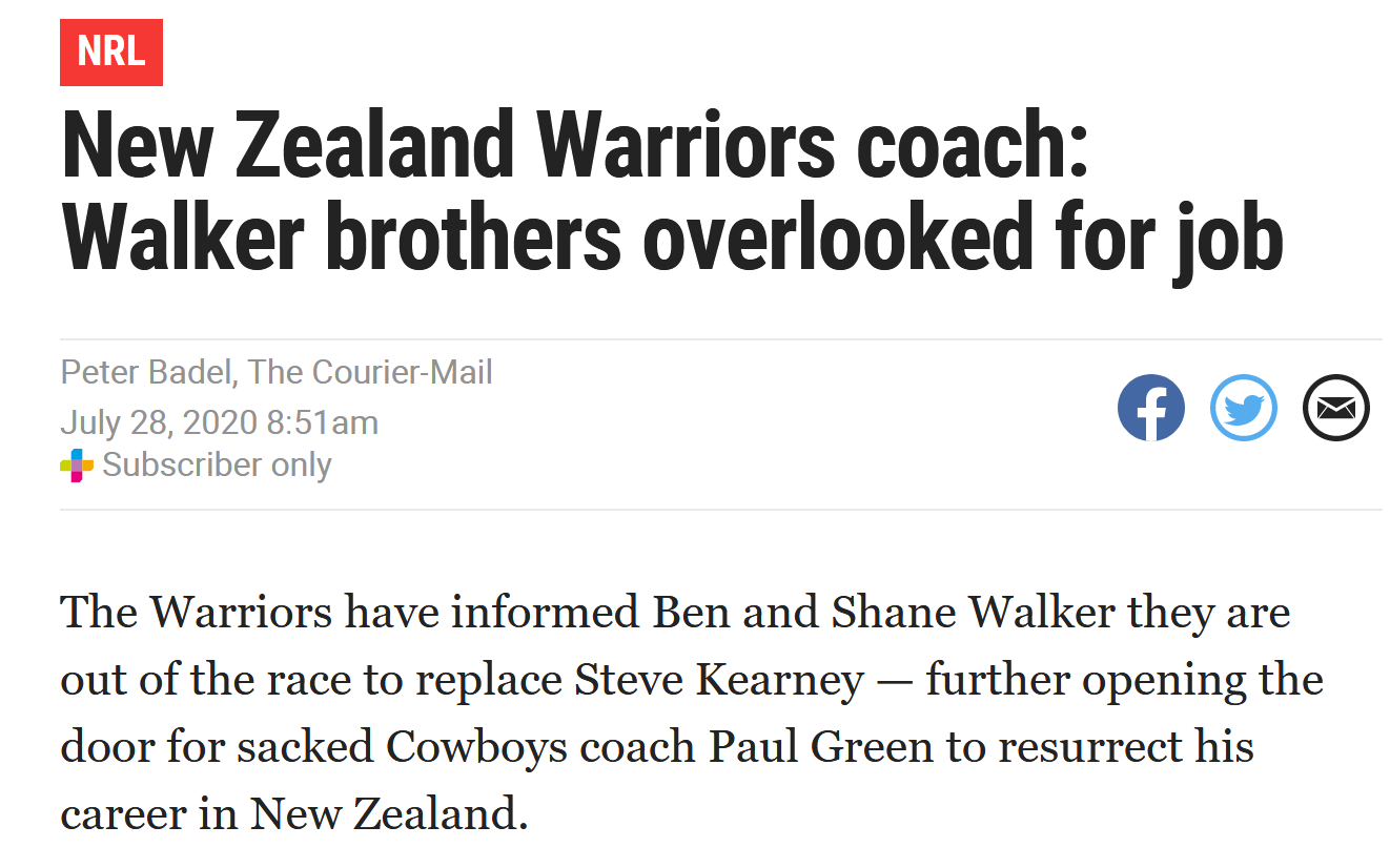 Screenshot 2020 07 28 Very disappointing Warriors overlook Walker brothers